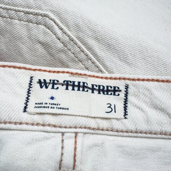 NWT Free People Tinsley Baggy High Rise Jeans Denim Wide Leg We The Free 31 - Picture 11 of 14